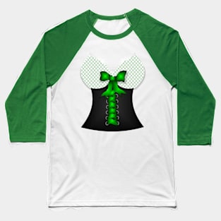 1980s St patricks day vintage Irish traditional leprechaun corset Baseball T-Shirt